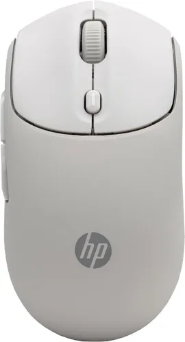 HP 400 Leise Wireless-Maus, Beige - Beidhändige kabellose Maus mit 6000 DPI, ideal für präzises Arbeiten und eine Akkulaufzeit von 24 Monaten – perfekt für Zuhause oder im Büro.