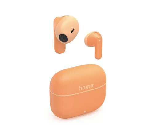 Hama Bluetooth Kopfhörer mit Mikrofon (True Wireless Headset, TWS Earbuds) In-Ear-Kopfhörer (Google Assistant, Siri)