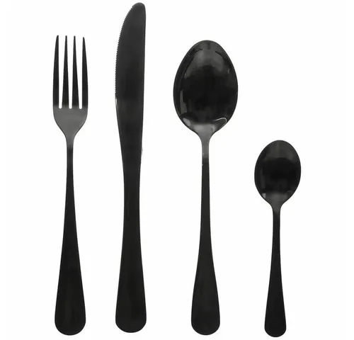 Secret de Gourmet - 16 Stück Schattenbesteck aus Edelstahl - Ersatzteile & Zubehör, elegantes Design und hohe Qualität für ein stilvolles Essenserlebnis