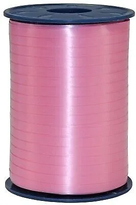 RINGELBAND 500 m x 5 mm BABYROSA GESCHENKBAND KRÄUSELBAND SCHLEIFE BAND