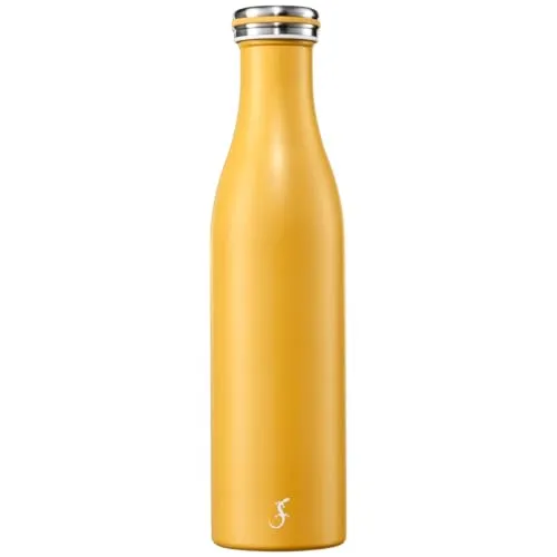 LURCH Isolierflasche aus Edelstahl 0,75 l in Lemonade – Eine Trinkflasche für alles