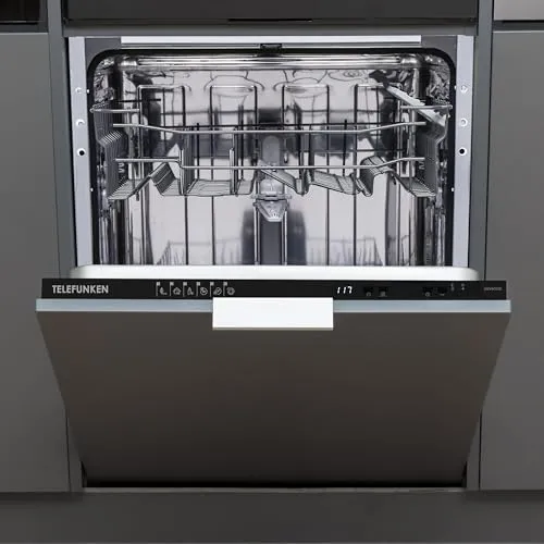 Telefunken Geschirrspüler 60 cm vollintegrierbar in schwarz von Telefunken