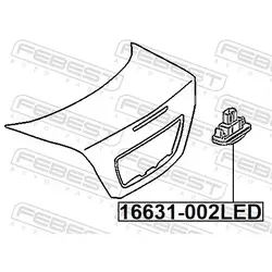 Febest Kennzeichenleuchte 16631-002LED