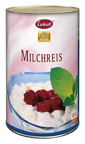 Carte D'Or Milchreis 1,95 kg - Sonnenpflege: Servierfertiger Milchreis, ideal als Dessert oder Hauptgericht, warm oder kalt genießbar.