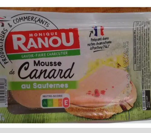 Original französische Pastete -Mousse Canard (Ente)-  2 x 180gr