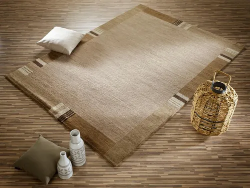 OCI DIE TEPPICHMARKE Wollteppich Sensation Lakir, rechteckig, 6 mm Höhe, handgeknüpft - Handgeknüpfter Wollteppich aus Nepal mit 6 mm Höhe. Hochwertige Materialien sorgen für eine angenehme Haptik und Langlebigkeit. Ideal für ein stilvolles Ambiente in Ihrem Wohnzimmer.