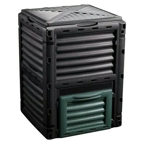 Schnellkomposter 380 L - Effizienter Gartenkomposter für schnelles Kompostieren - Kompostbehälter mit 380 L Kapazität, aus hochwertigem Kunststoff, ideal für schnelles und effektives Kompostieren im Garten.