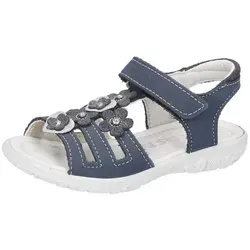 RICOSTA Mädchen Riemchensandalen CHICA, Weite: Mittel (WMS), kinder kinderschuhe toben spielen verspielt detailreich,nautic,27 EU / 9 Child UK