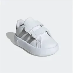 adidas Grand Court 2.0 Kids Tennisschuhe - Sneaker aus Synthetikleder mit EVA-Sohle, umweltfreundlich mit mindestens 20 % Recycling-Anteil, ideal für aktive Kinder.