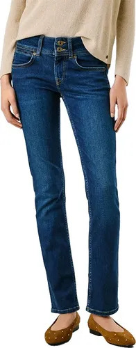 Pepe Jeans Damen Slim Lw Venus Jeans, Blau (Denim-5AB) - Jeans in Slim Fit mit niedriger Taille aus weichem Powerstretch-Denim für optimalen Tragekomfort. Ideal für einen schmeichelhaften Look und vielseitig kombinierbar.