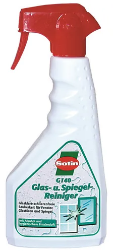 SOTIN Glas- und Spiegelreiniger für Profireinigung 500 ml Gebrauchsfertig