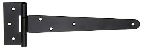 Alberts 306960 Kreuzgehänge | schwarzer Tauchlack | Band 248 x 46 mm | Scharnier 90 x 40 mm