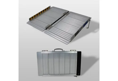 Produktbild TRUTZHOLM Auffahrrampe Rollstuhlrampe Alu klappbar