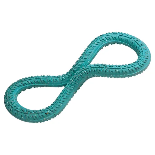 Nobby Hundespielzeug Tugger Eight 28cm Vollgummi robust Zahnpflege Kauspielzeug
