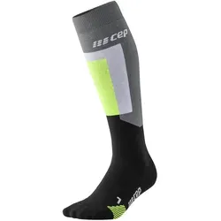 CEP Thermo Tall Herren Skisocken - Schwarz - Größe 5 - Herrensocken mit wärmeisolierenden Eigenschaften, perfekt für kalte Skitage und optimale Fußunterstützung.