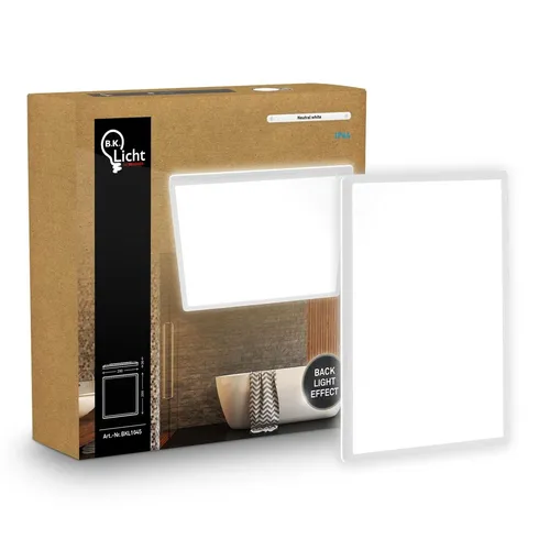LED Deckenlampe Panel Bad Deckenleuchte Flach Indirekt IP44 Neutralweiß 29cm