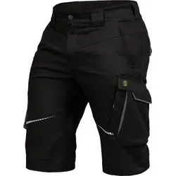 Leibwächter FLEXK Flex Line Short schwarz-grau Gr. 44 - Arbeits- & Schutzkleidung aus atmungsaktivem Stretchstoff, ideal für Bewegungsfreiheit und hohe Reißfestigkeit dank 3-Nadel-Steppnähte. Waschfest bei 60 °C und mit zahlreichen Taschen für optimale Funktionalität.