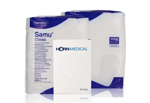 Slipeinlagen & Binden von Horn Medical