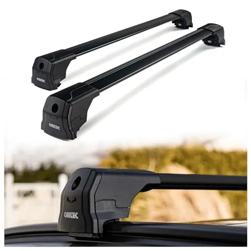 CHROMEMASTER | Dachgepäckträger Dachträger | Kompatibel mit Audi Q8 e-tron 2023+ | Er dient zum Transport Einer Dachbox, Fahrradträger, Leiter | Leichte Konstruktion aus Aluminium