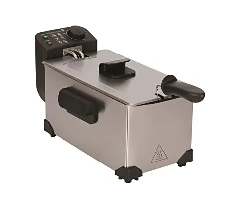 Tarrington House Fritteuse FR2200E, Edelstahl, 3L