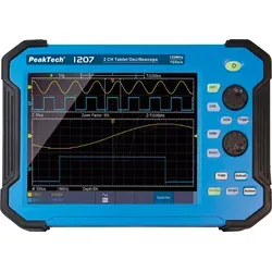 PeakTech 1207 – Tragbares 2-Kanal Oszilloskop - Multimeter mit 8