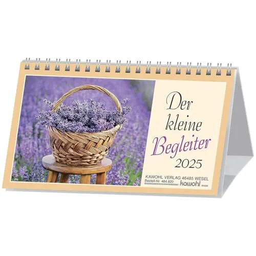 Der kleine Begleiter 2025: Aufstell-Kalender mit Farbfotos und christlichen Texten