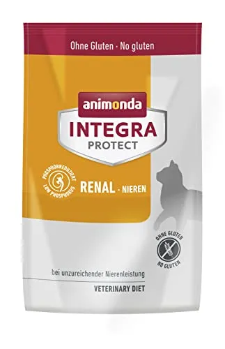 INTEGRA PROTECT Katzenfutter Renal (Niere) 1,2kg - von Veterinären empfohlen, reduziert Eiweiß- und Phosphorgehalt für gesunde Nierenfunktion