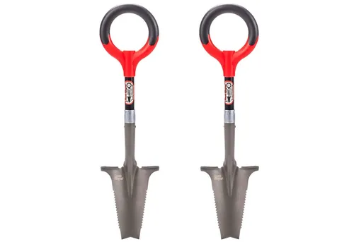 Root Slayer® Mini Wurzelspaten – Ergonomischer Spaten für kleine Gärten - Spaten für kleine Räume, Hochbeete und Camping. Mit scharfer Klinge und ergonomischem Griff, ideal zum Wurzeln schneiden und Unkrautbekämpfung.