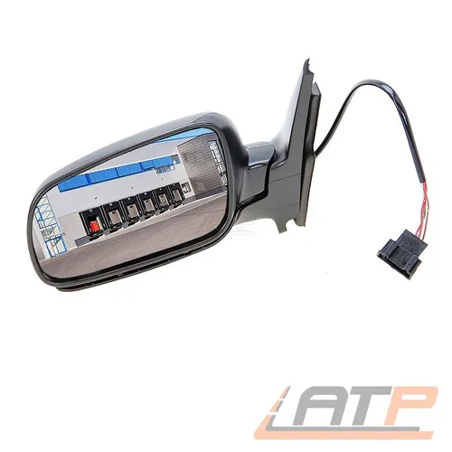 AUßENSPIEGEL SPIEGEL SCHWARZ LINKS ELEKTRISCH ASPHÄRISCH FÜR VW BORA GOLF 4 1J