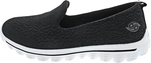 Dockers by Gerli Damen Slipper, Frauen Slip On,College Schuhe,Businessschuhe,Anzugschuhe,elegant,Office,büro,Freizeit,schwarz,42 EU