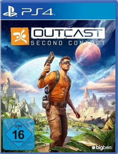 PS4 Outcast Second Contact - Videospiel Sony PlayStation 4 Action Adventure NEU