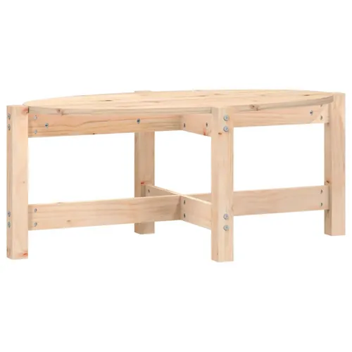Massivholz Couchtisch 87x48x35 cm aus Kiefer