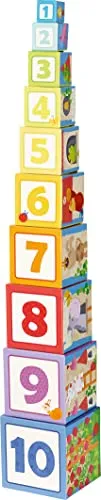 HABA 302030 - Stapelwürfel Rapunzel, Kleinkindspielzeug