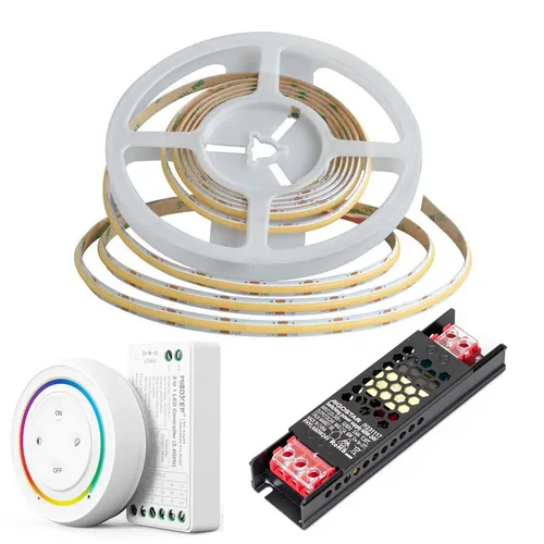 V-TAC 5m COB LED Streifen Set mit Touch-Fernbedienung