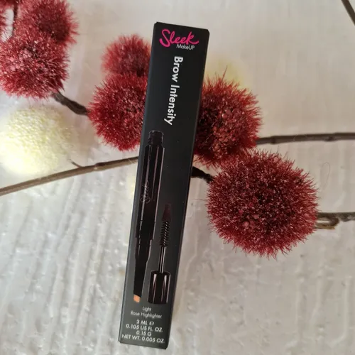 Sleek MakeUp Brow Intensity Augenbrauen-Gel Set Light 215 Rose Highlighter. Neu