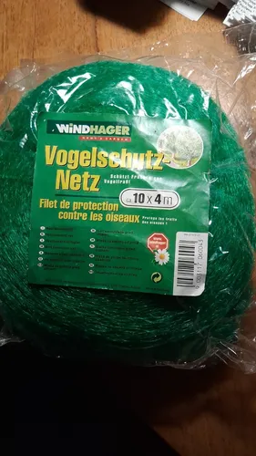 WINDHAGEN Vogelnetz Vogelschutznetz Teichschutznetz 4 x 10 m Gartenschutznetz