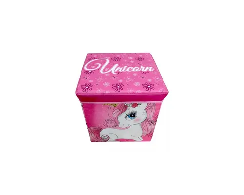 einhorn Aufbewahrungsbox Einhorn Princess Spielzeugaufbewahrung 30×30×30 cm