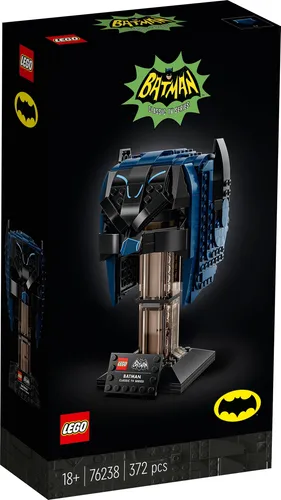 LEGO Super Heroes: Batman Maske aus dem TV-Klassiker (76238) - LEGO Set für Erwachsene, detailgetreue Nachbildung der Batman Maske aus dem TV-Klassiker, ideal für Sammler und Fans des Superhelden-Universums.