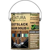 Contura Bootslack Farbig Yacht Buntlack Metall Holz GFK Boot Seidenmatt 2,5 Liter Weiß RAL 9010 Analog