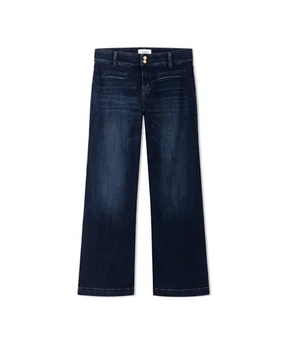 Damen Jeans TESSA Flared 34/31 in blau von Cambio