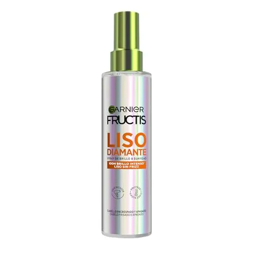 Garnier Fructis Glattes Diamantspray für Glanz und Weichheit, 100H intensiver Glanz*, glatt ohne Frizz, mit pflanzlichem Keratin und Arganöl, 150 ml (*Test Instrumental)