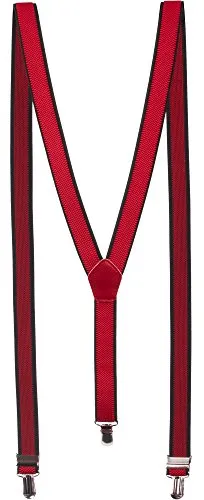Ladeheid Damen Hosenträger LATGSZ25 (1311/25-Rot/Schwarz) von Ladeheid