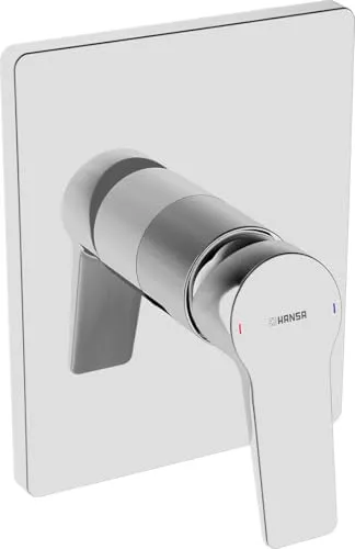 Hansa 89859083 Einhand-Brause-Batterie HANSATWIST, chrom - Duscharmatur aus hochwertigem Chrom, ideal für moderne Badezimmer, bietet eine einfache Einhandbedienung für komfortable Nutzung.