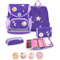 Belmil Premium Compact Plus Schulranzen Set 5-teilig