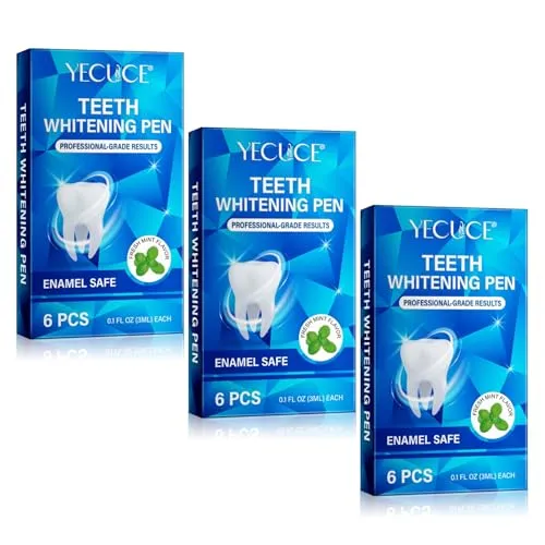 P-Beauty Cosmetic Accessories Zahnbleaching-Gel - Bleaching - Strahlend weiße Zähne in nur Minuten mit dem YECUCE Teeth Whitening Pen für professionelle Ergebnisse zu Hause, sicher und schmerzfrei.