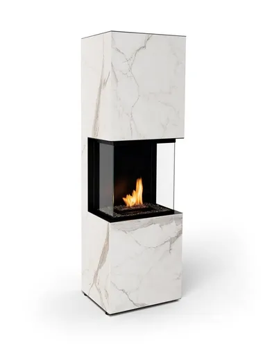 PLANIKA Echtfeuer-Dekokamin Rock mit Automatikbrenner - Eleganter Ethanol-Kamin für stilvolle Wärme in jedem Wohnraum. Genießen Sie echtes Feuer ohne Holz und Asche. Mit Sicherheitsfunktionen und ansprechendem Design aus Naturstein für eine gemütliche Atmosphäre.