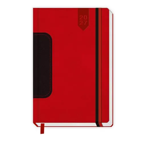 Trötsch Buchkalender A5 Rot 2027: Taschenkalender