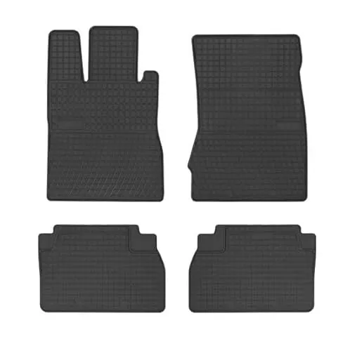 FROGUM Fußmattensatz MERCEDES-BENZ 402096 - Maßgefertigte Gummi-Fußmatten für vorne und hinten in elegantem Schwarz, ideal für optimalen Schutz und perfekten Sitz in Ihrem Mercedes-Benz.