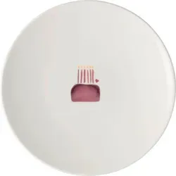 Villeroy & Boch Frühstücksteller With Love, Weiß, Keramik, Geburtstag, rund, 21x2.5 cm, verschiedene Motive/Dekore/Designs erhältlich, stoßfest, robust, Essen & Trinken, Geschirr, Teller, Kuchenteller