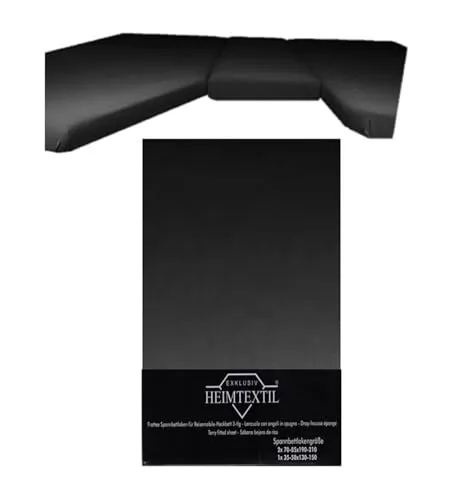 EXKLUSIV HEIMTEXTIL Frottee Spannbettlaken für Wohnmobile 3-teilig - Spannbetttücher für Wohnmobile, 80% Baumwolle, 20% Polyester, Öko-Tex zertifiziert, rutschfest und pflegeleicht - ideal für einen erholsamen Schlaf unterwegs.